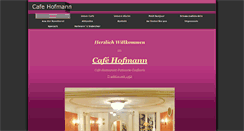 Desktop Screenshot of cafe-hofmann.com
